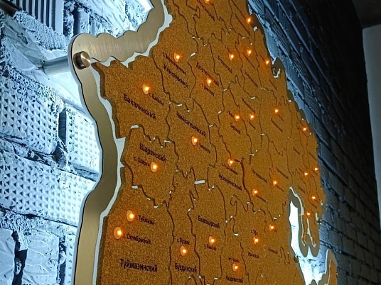 Изготовление объемных световых карт