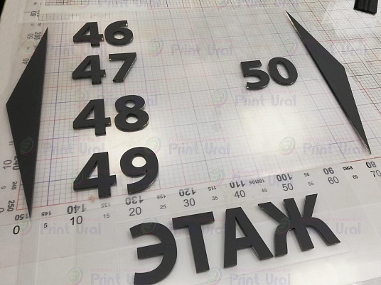 Изготовление букв из акрила