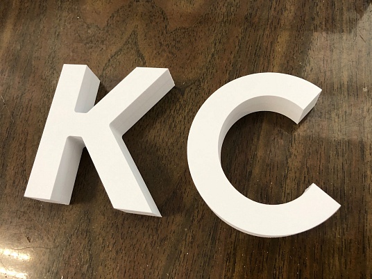 Объемные буквы