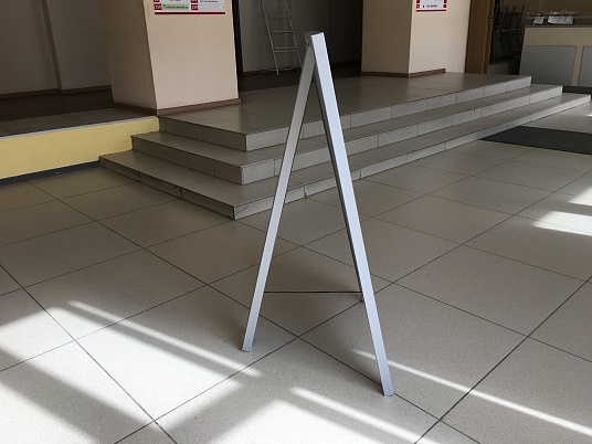 Штендер рекламный интерьерный, легкий