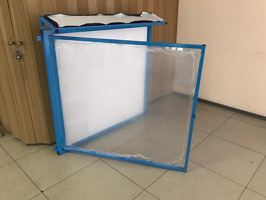 Стенд уличный информационный со стеклом, с замком.