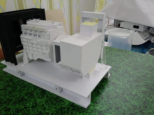 Макет дизельной электростанции