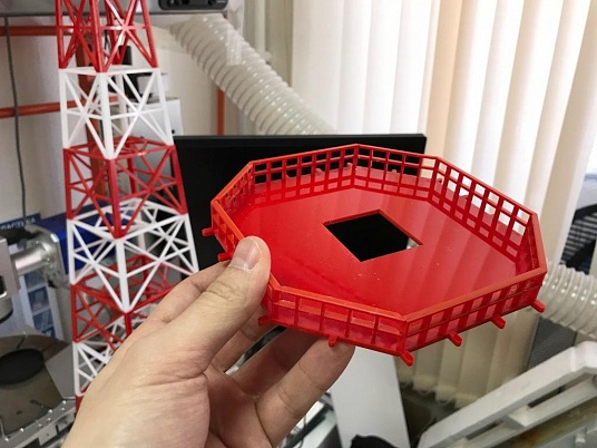 Изготовление макета телевышки.