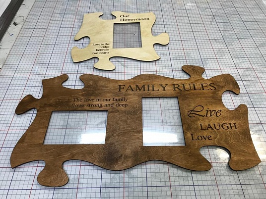 Изготовление фигурных рамок для фотографий