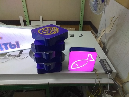 Комплексное рекламное оформление магазина.